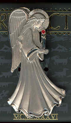 ELEGANT Winged ANGEL Pin ~ CANDLESTICK ~ JJ  